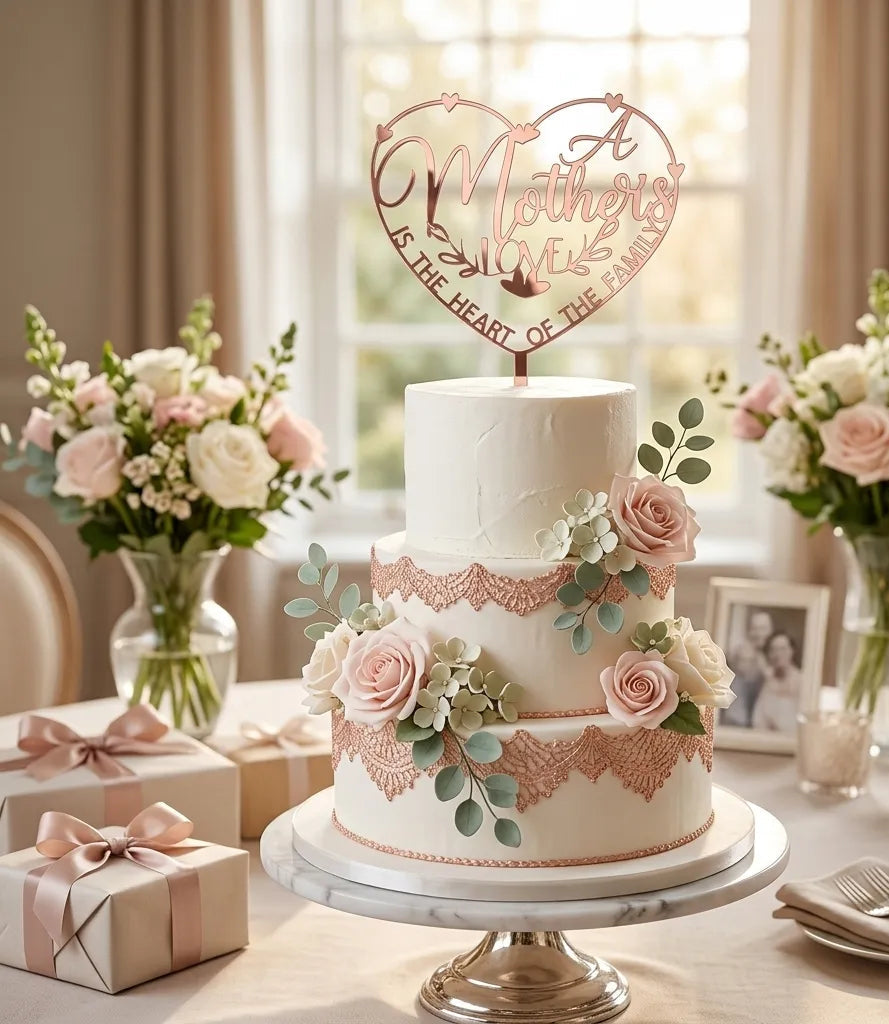 Cake Topper Déco fête des mères Légère
