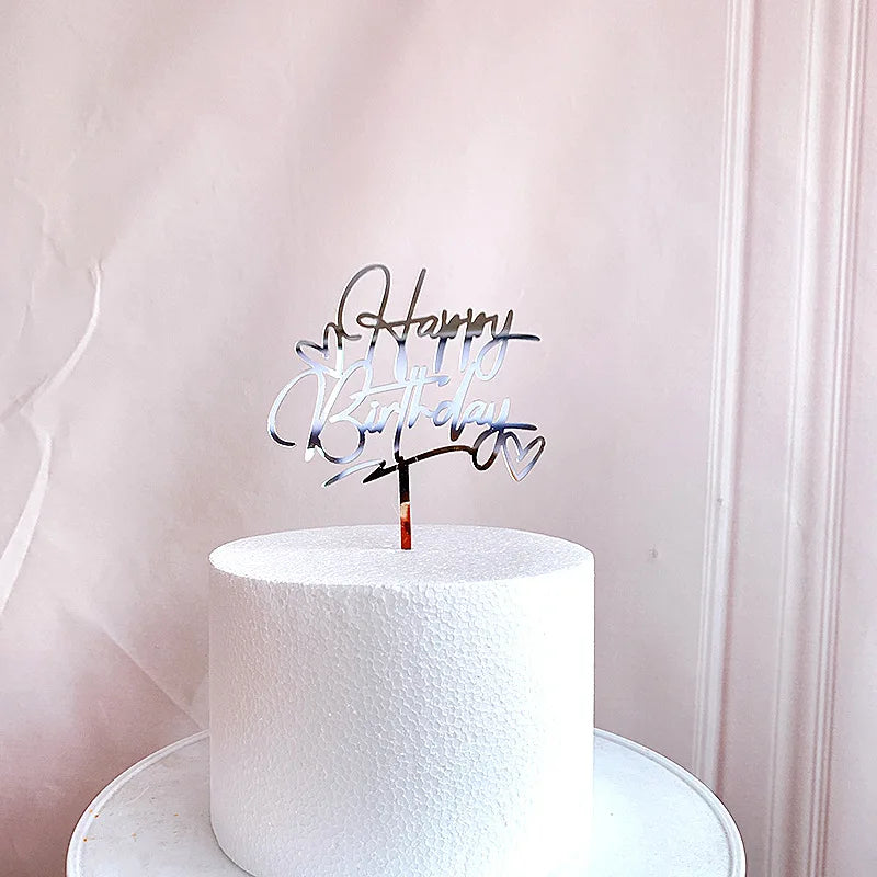 Cake Topper Dégradé Cœurs