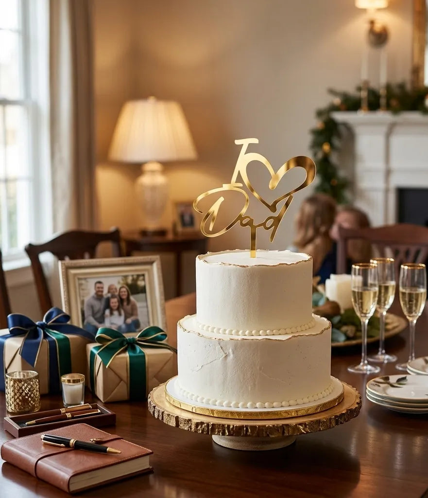 Cake Topper I Love Dad Légère