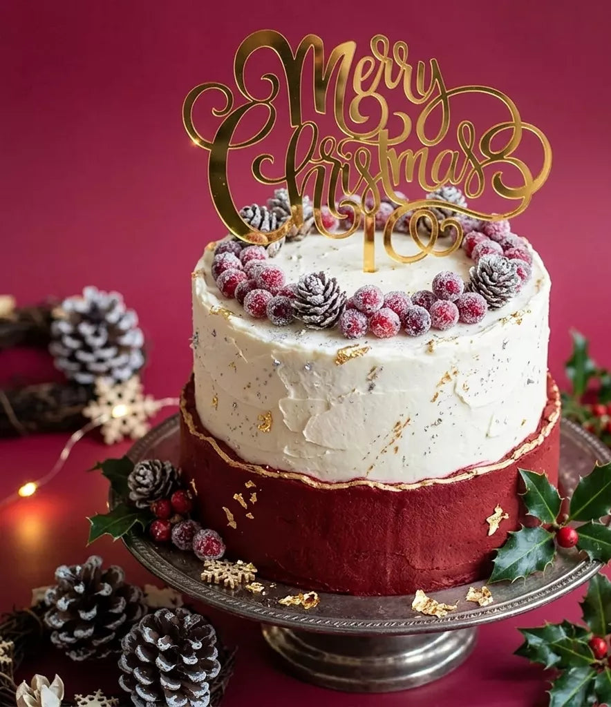 Cake Topper Noël Léger