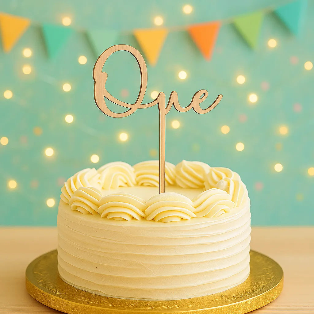 Cake Topper “One” Chic