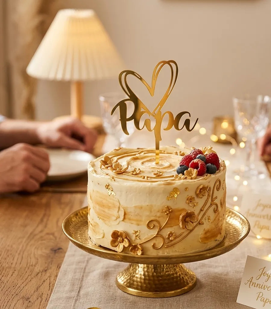 Cake Topper Papa Légère