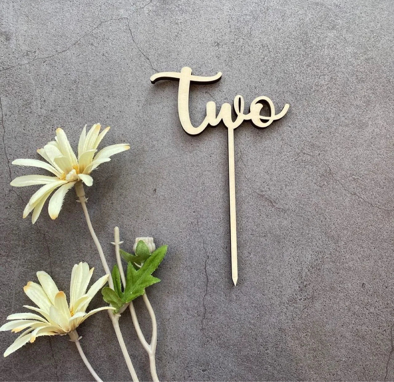 Cake Topper Two Raffinée