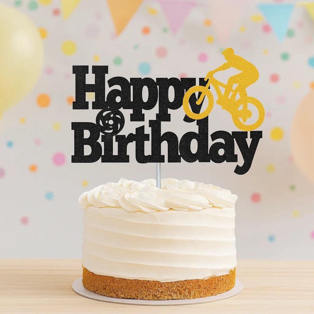 Cake Topper Vélo Chic