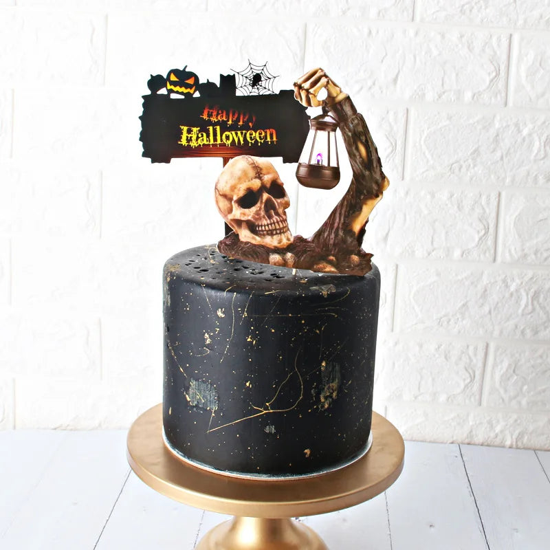 Cake Toppers Crâne Halloween