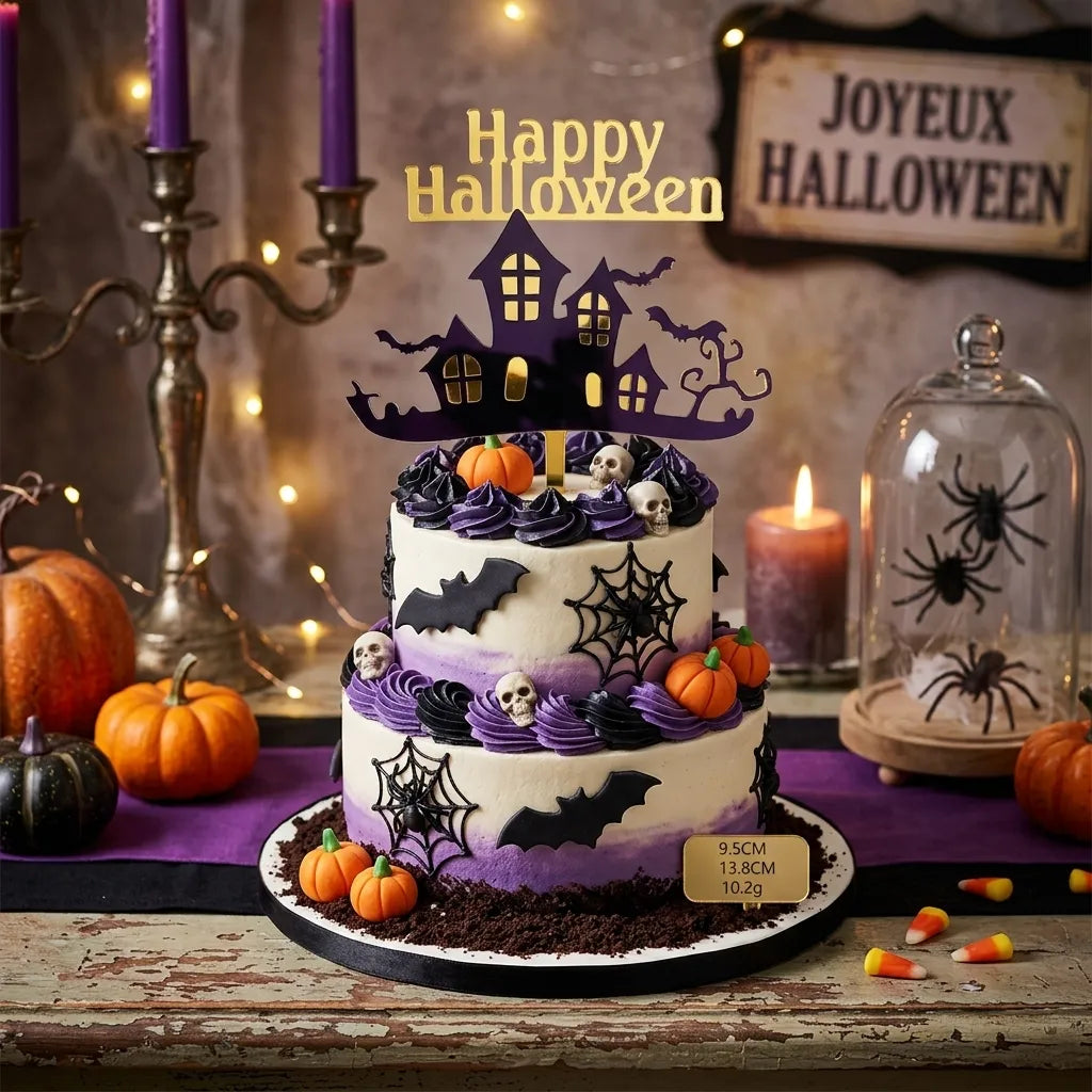 Cake Toppers Maison Hantée Unique