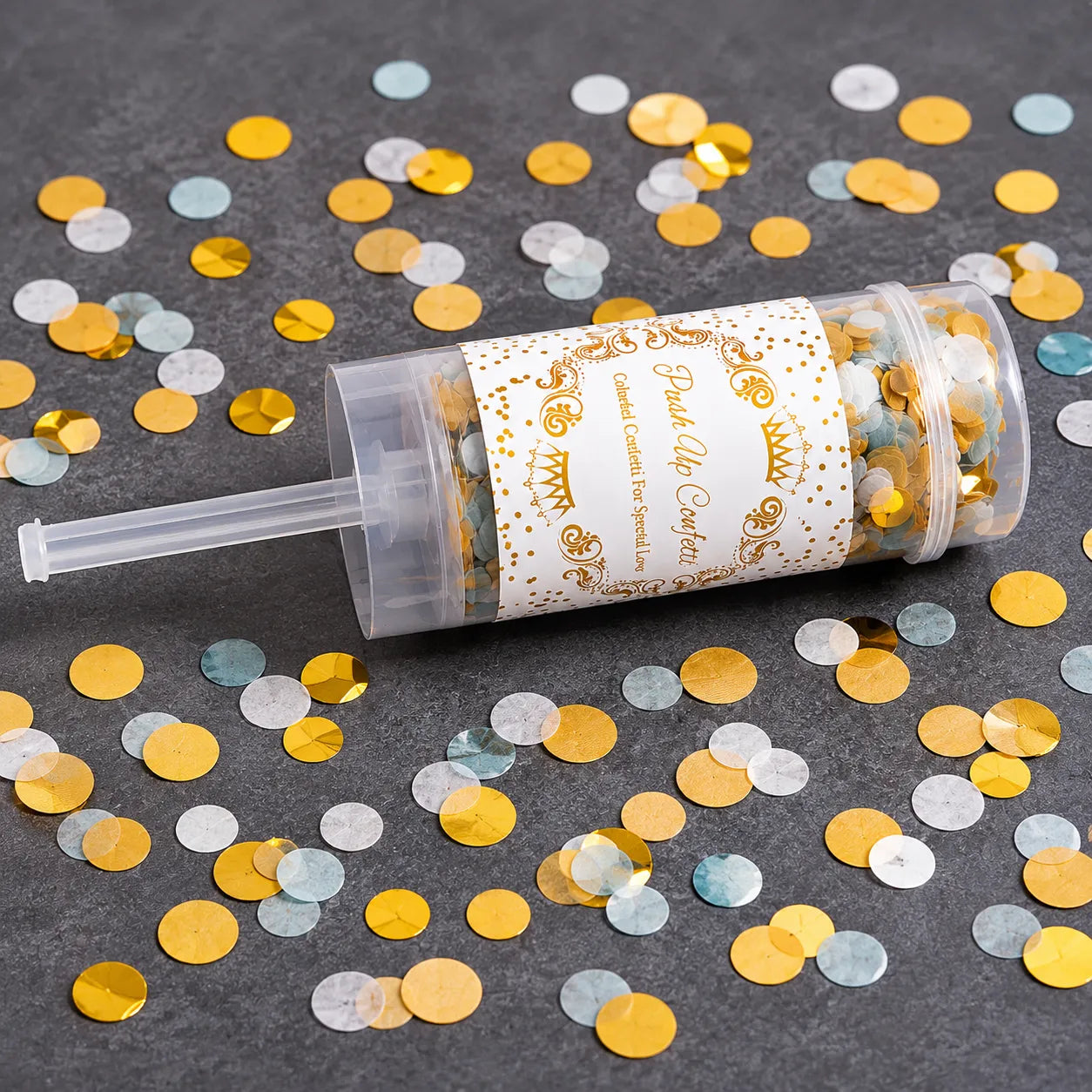 Canon à Confettis Festifs Gold