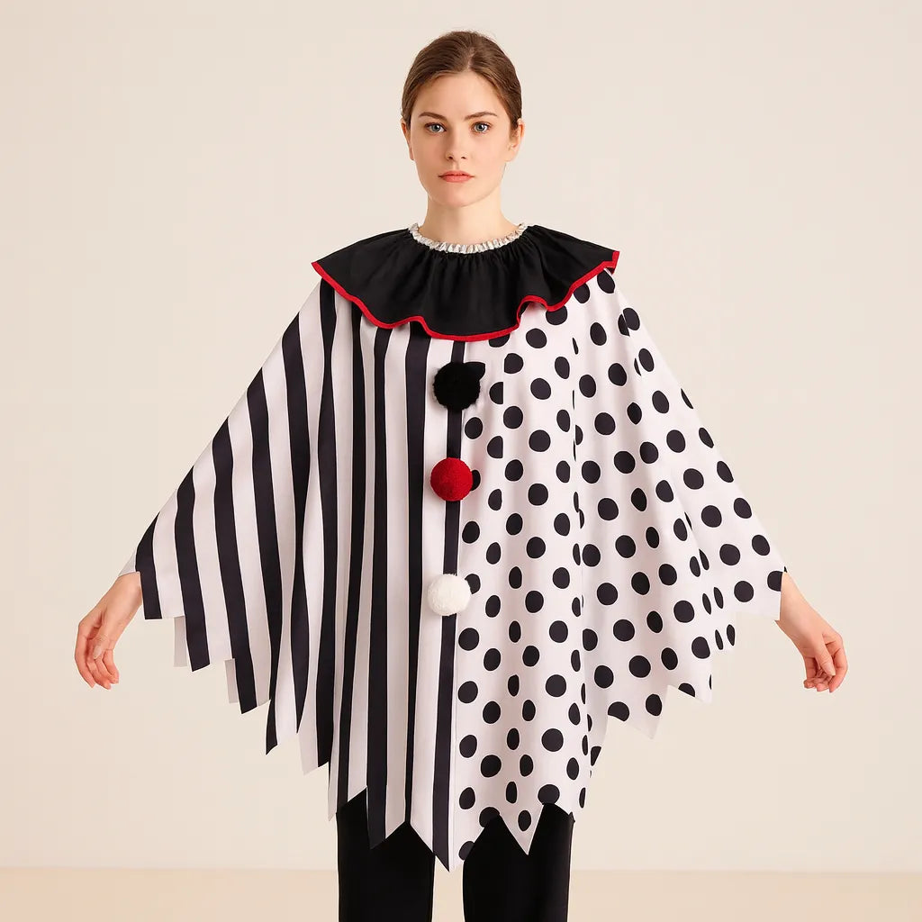 Cape Clown Rayures et Pois