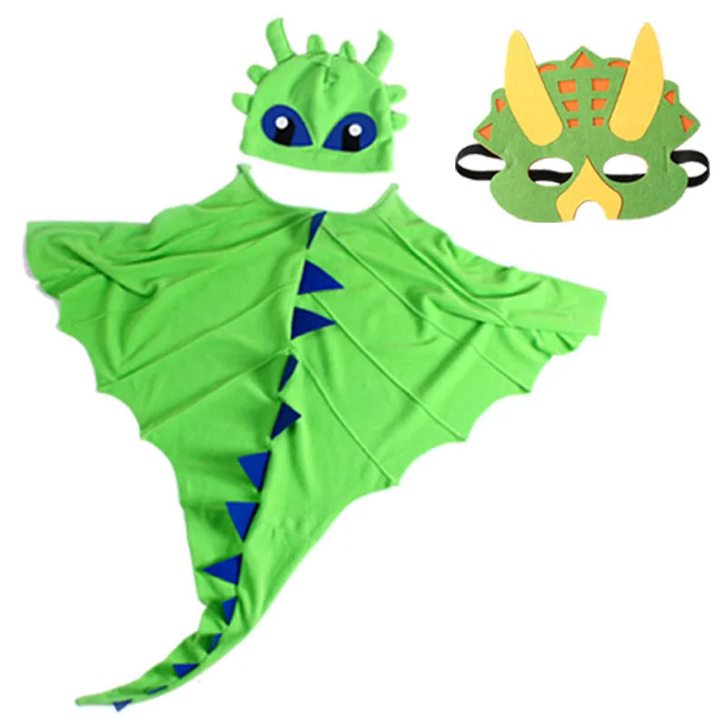 Cape Dinosaure Verte Design