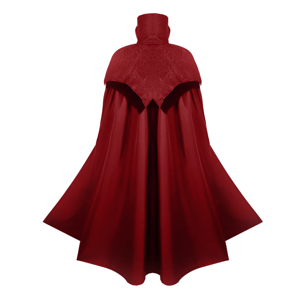 Cape Vampire Gothique Rouge Homme Dos