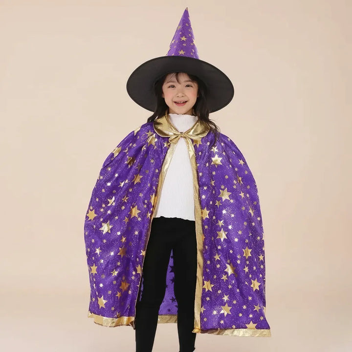 Cape et Chapeau Violet