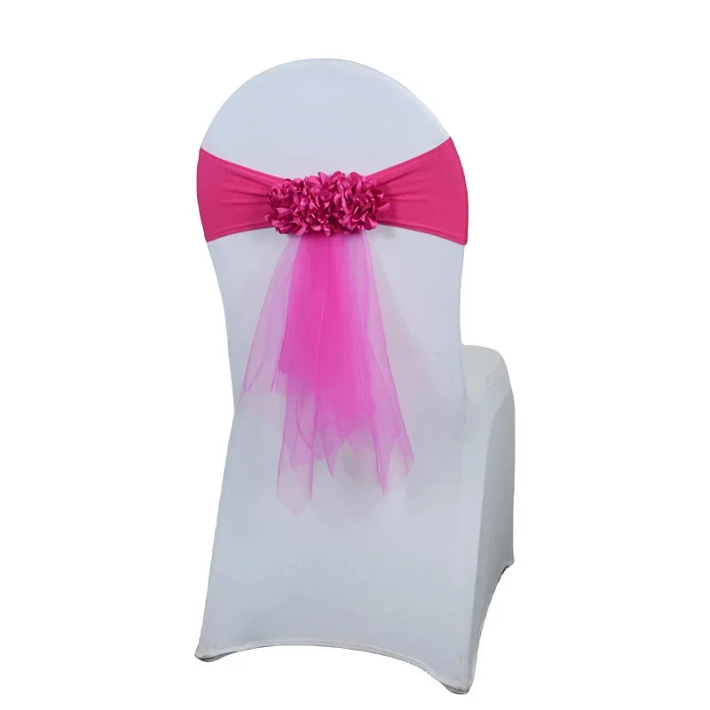 Ceinture Déco Chaise Mariage Florale Chic