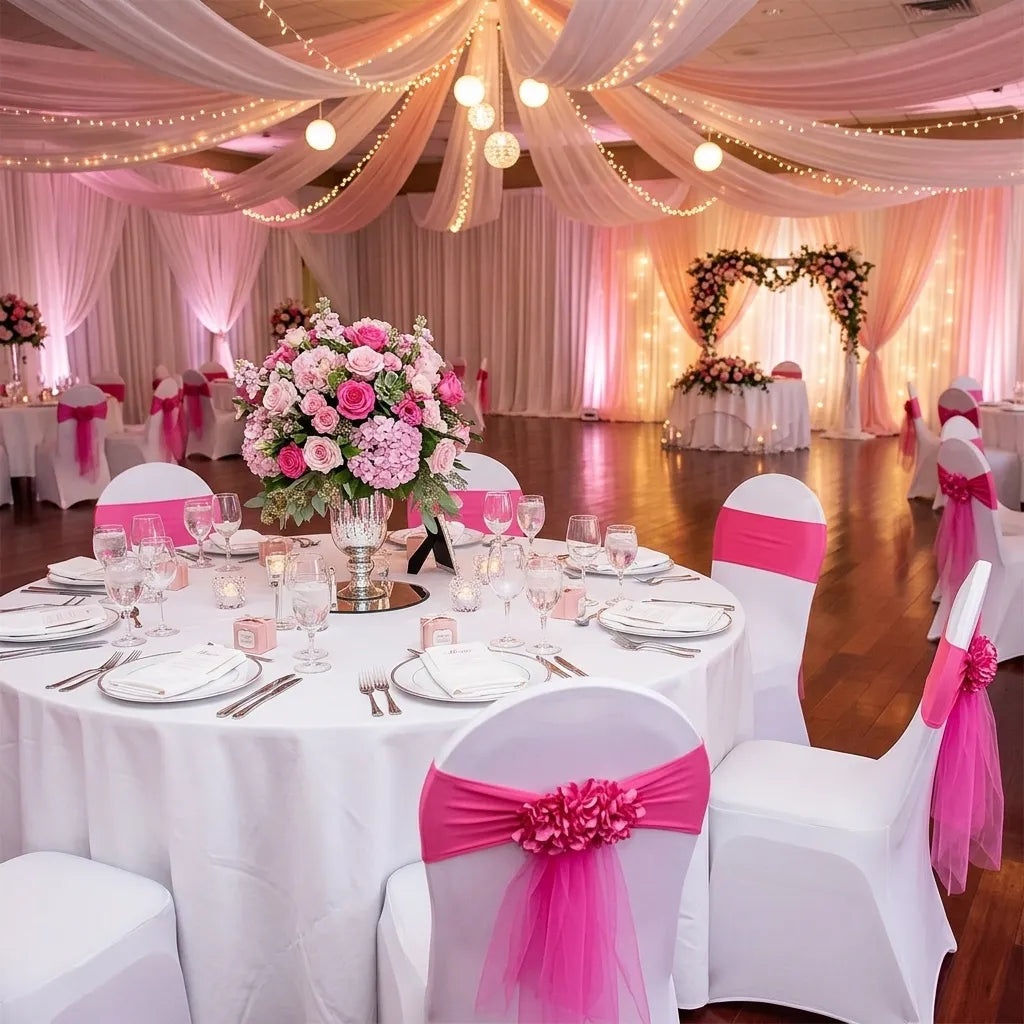 Ceinture Déco Chaise Mariage Florale Unique