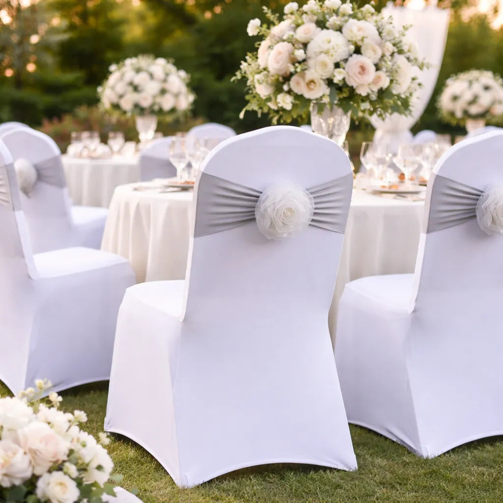 Ceinture Décorative Chaise Mariage à Fleur