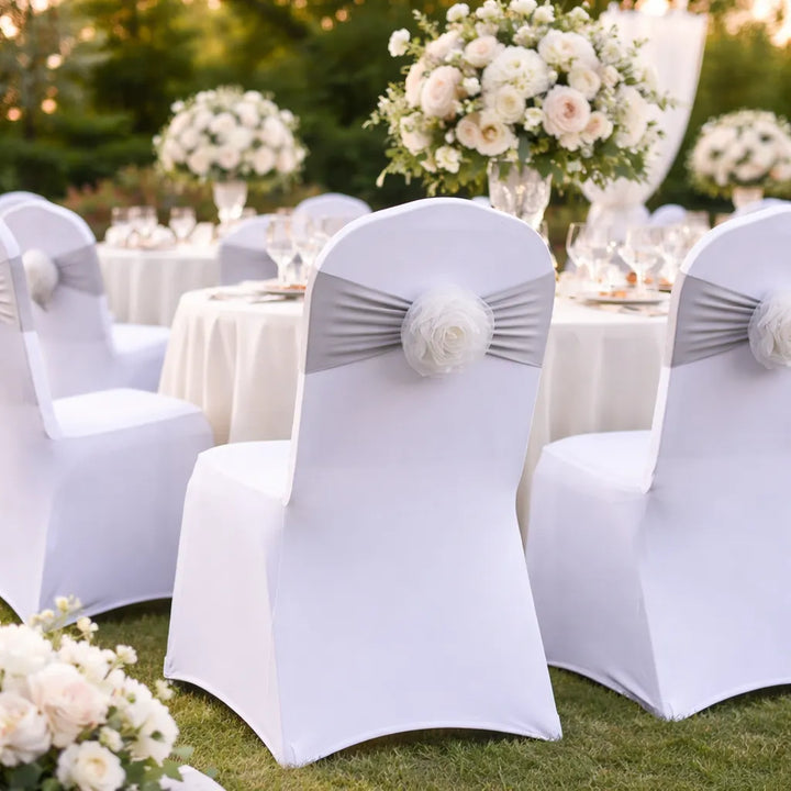 Ceinture Décorative Chaise Mariage à Fleur