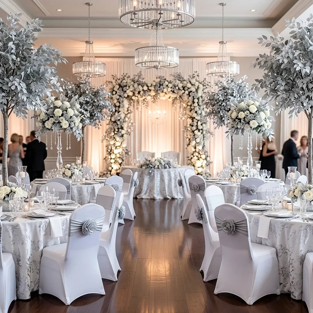 Ceinture Décorative Chaise Mariage à Fleur Unique