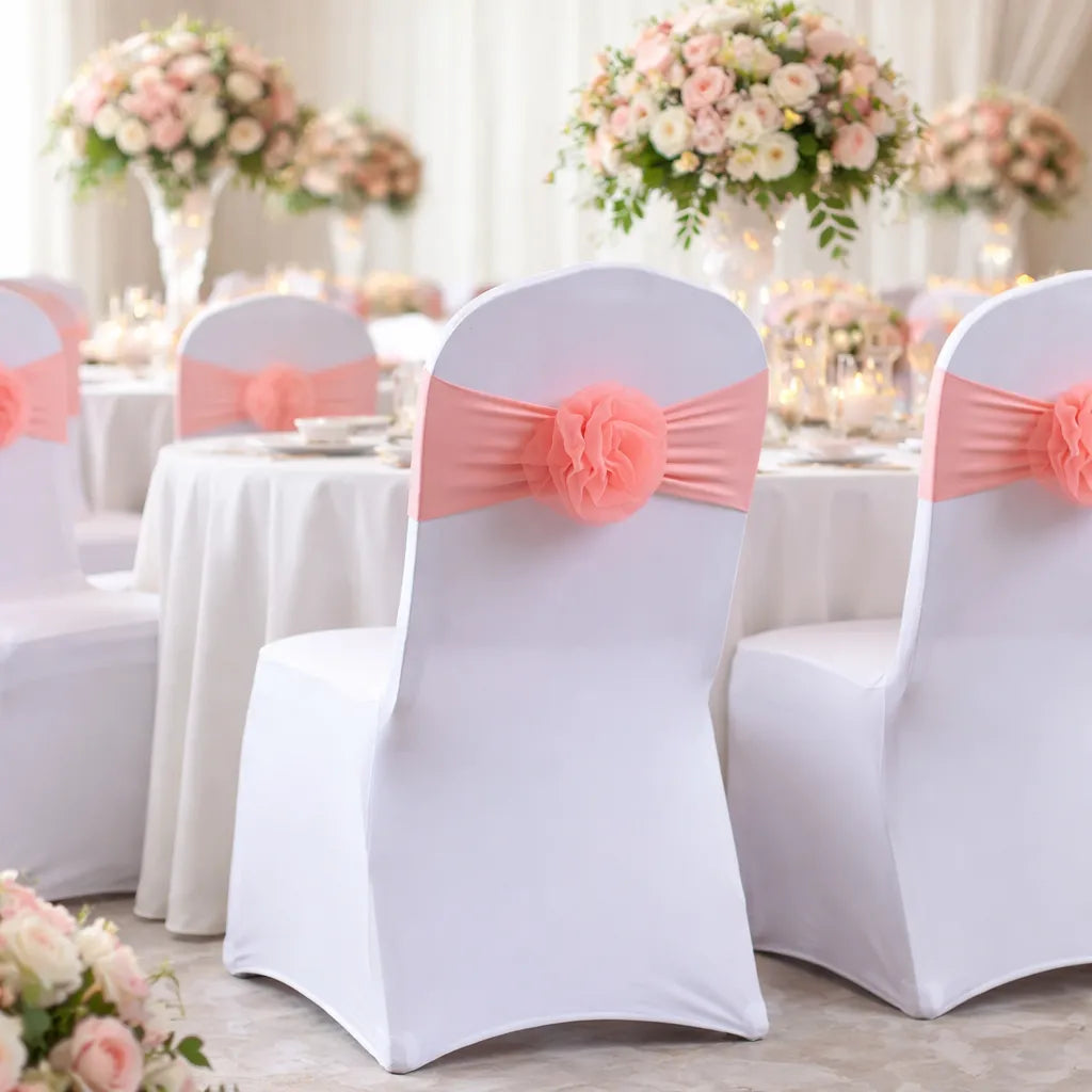 Ceinture de Chaise à Fleur Mariage