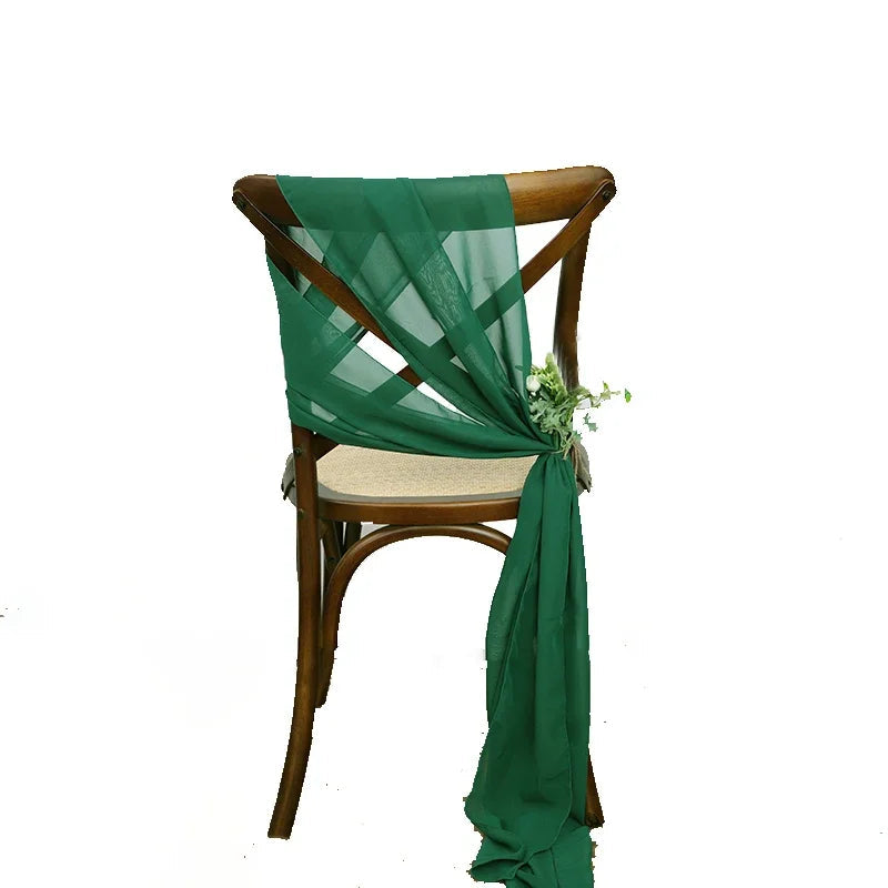 Ceinture de Chaise Vert Raffinée Unique