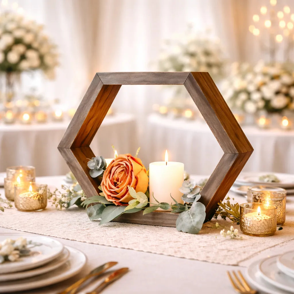 Centre de Table Bois Mariage