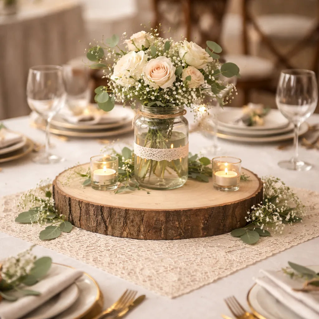 Centre de Table Mariage Champêtre