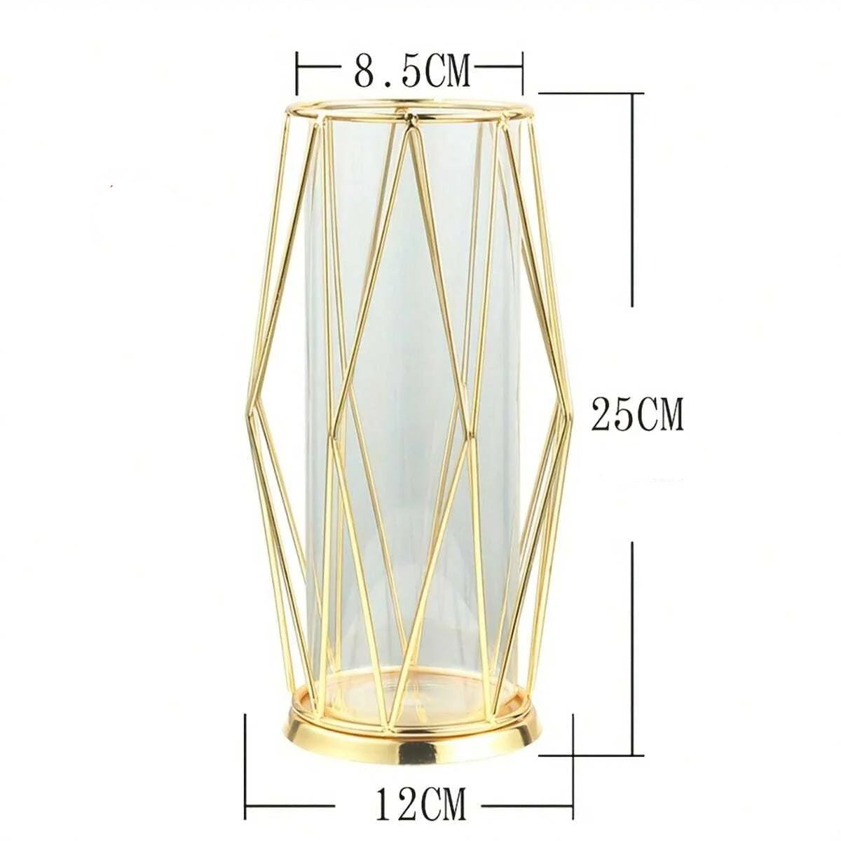 Centre de Table Mariage Vase Géométrique Originale