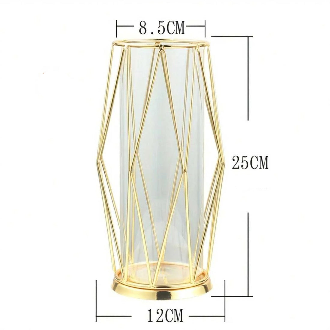 Centre de Table Mariage Vase Géométrique Originale