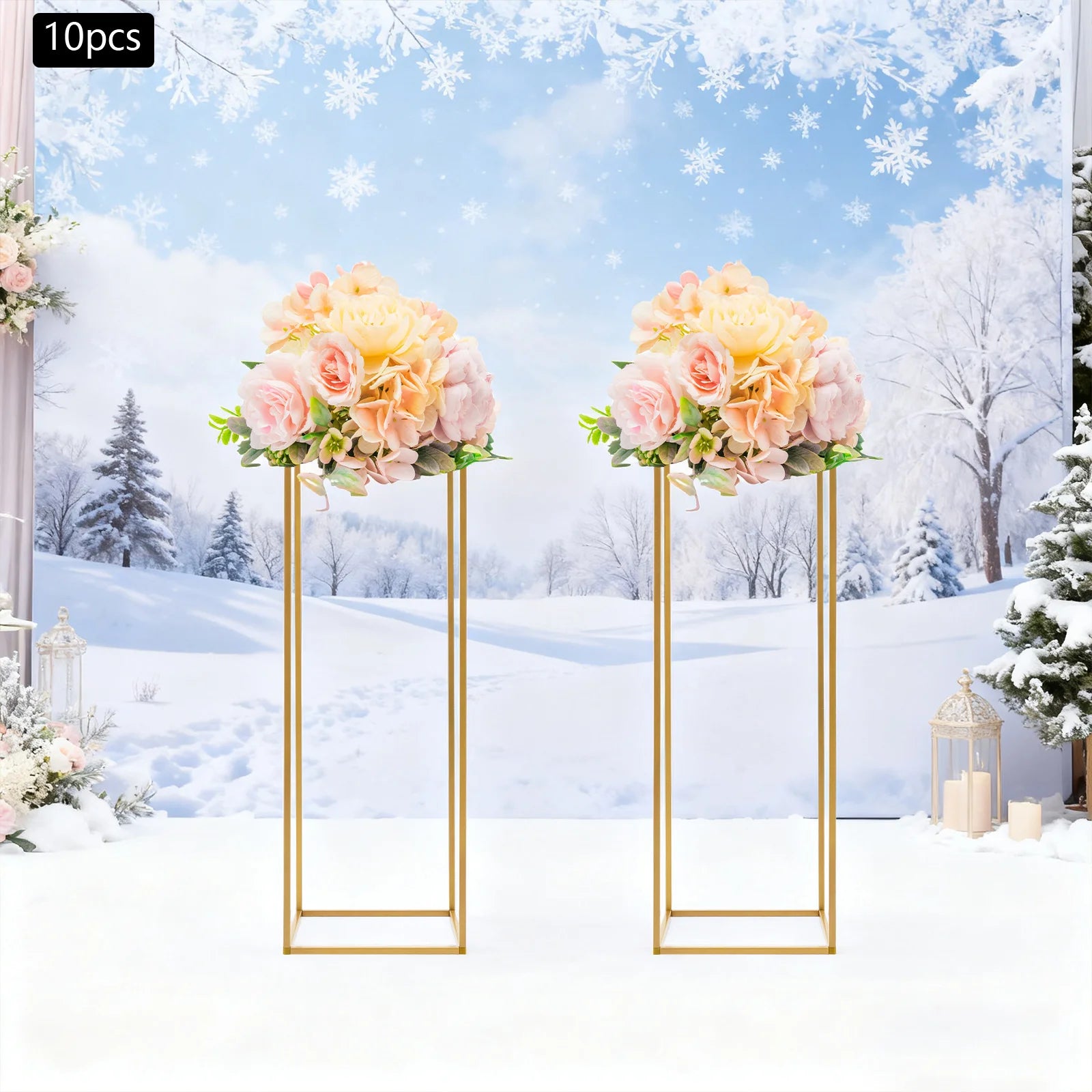 Centre de table Doré Mariage chic