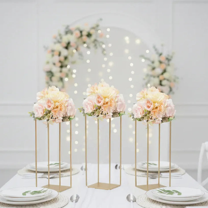 Centre de table Doré Mariage luxe