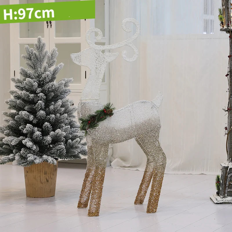 Cerf Lumineux Pailleté Original