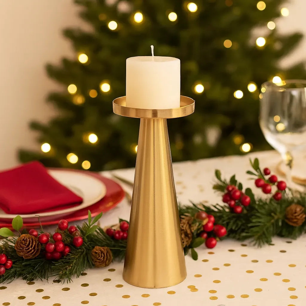 Chandelier Cuivré Centre de Table Noël Grand