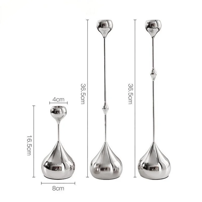 Chandelier Mariage Argenté raffiné