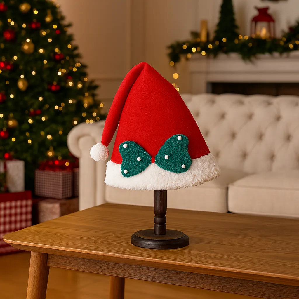 Chapeau de Noël à Nœud Vert