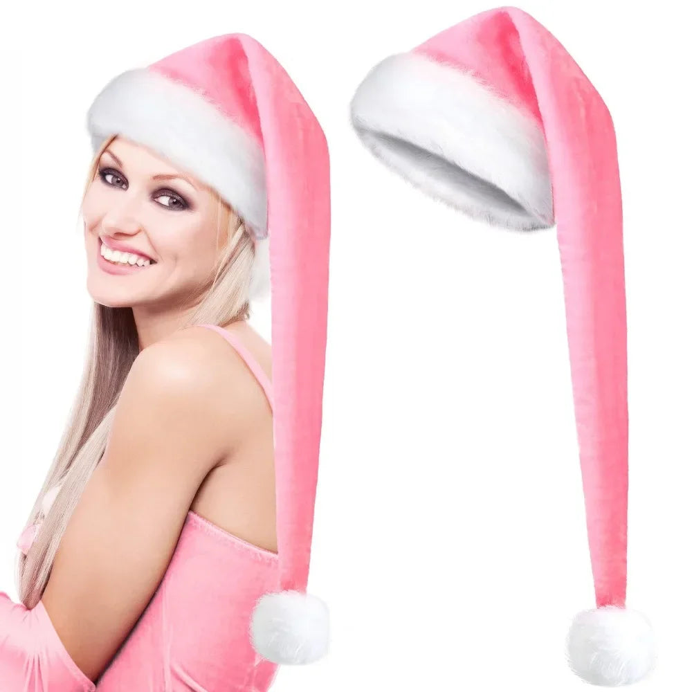 Chapeau de Noël Rose Design girly