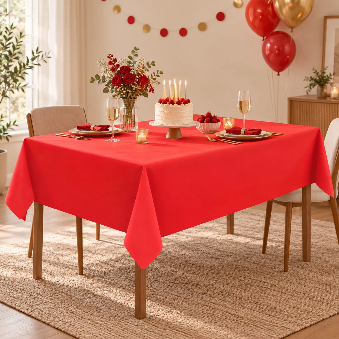 Nappe Jetable Rouge