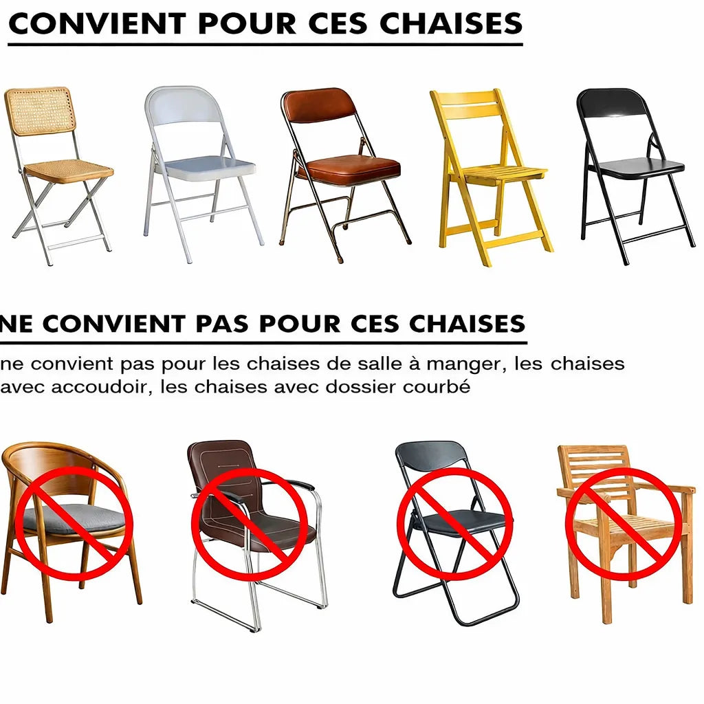 Housse de Chaise Grise Décorative