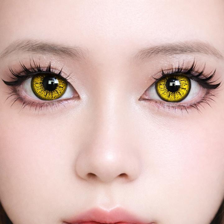 Lentilles Jaunes pour Halloween