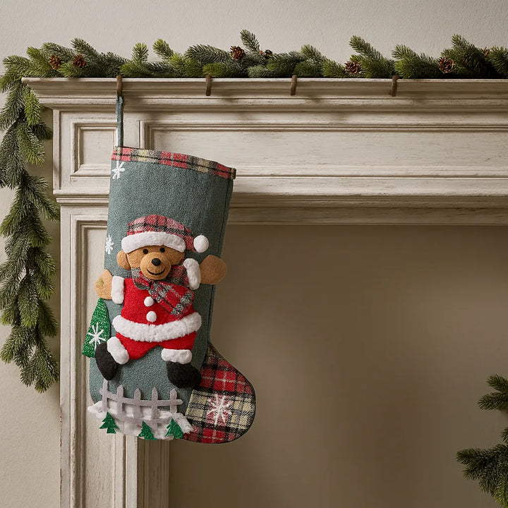 Chaussette Noël Ours.