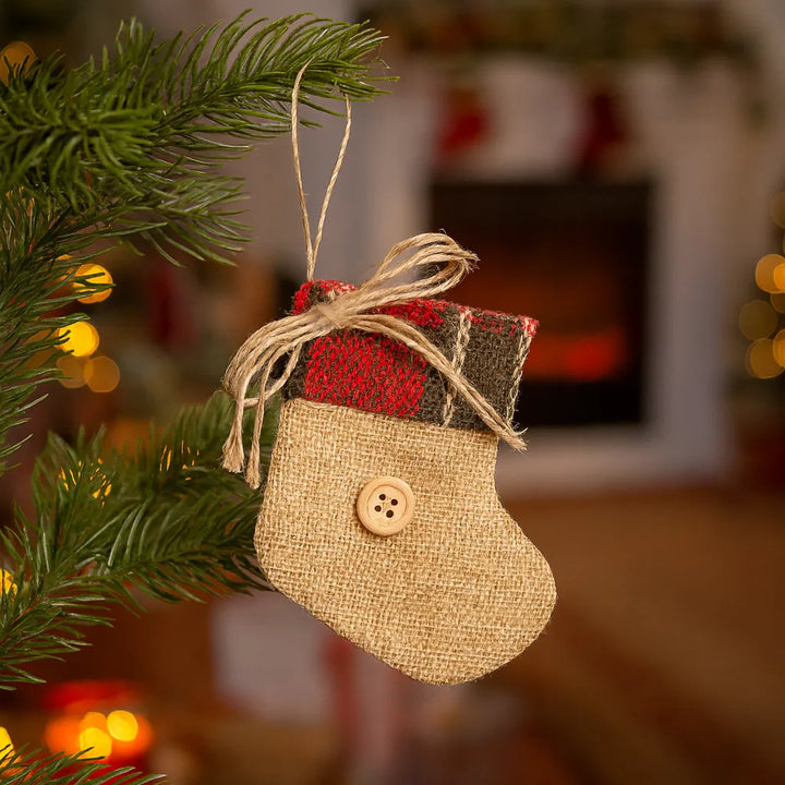 Chaussette de Noël Style Nordique.