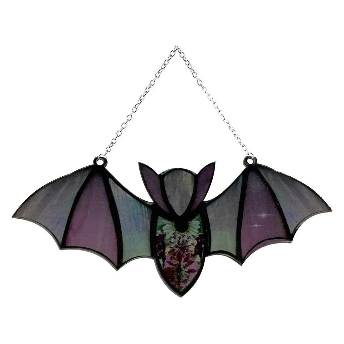Chauve-souris Halloween en acrylique noire stylé