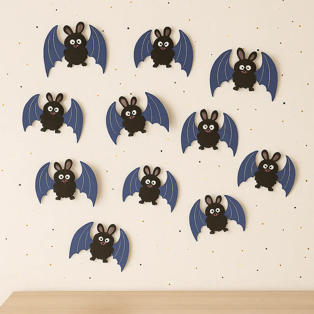 Chauves-Souris 3D Muraux Déco Halloween 