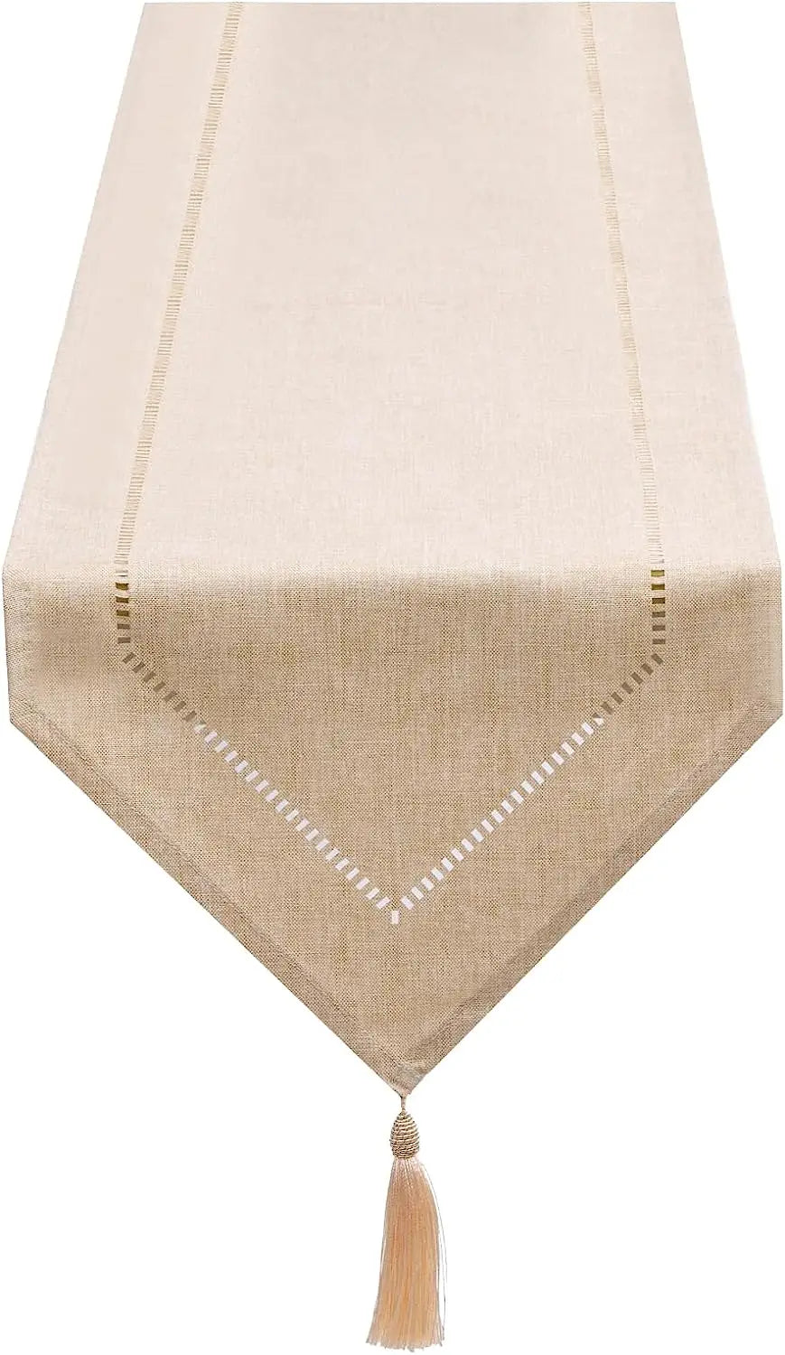 Chemin de Table Beige en Lin Original