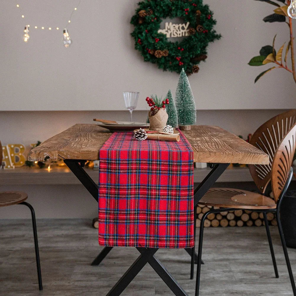 Chemin de Table Carreaux Noël