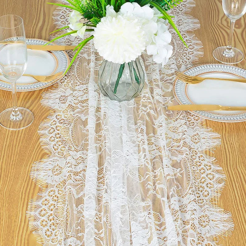 Chemin de Table Dentelle Mariage Chic