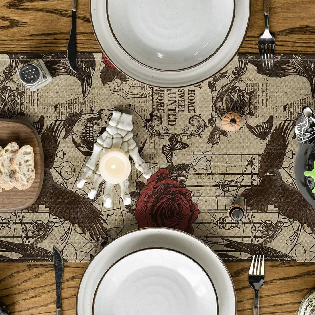 Chemin de Table Halloween Vintage original
