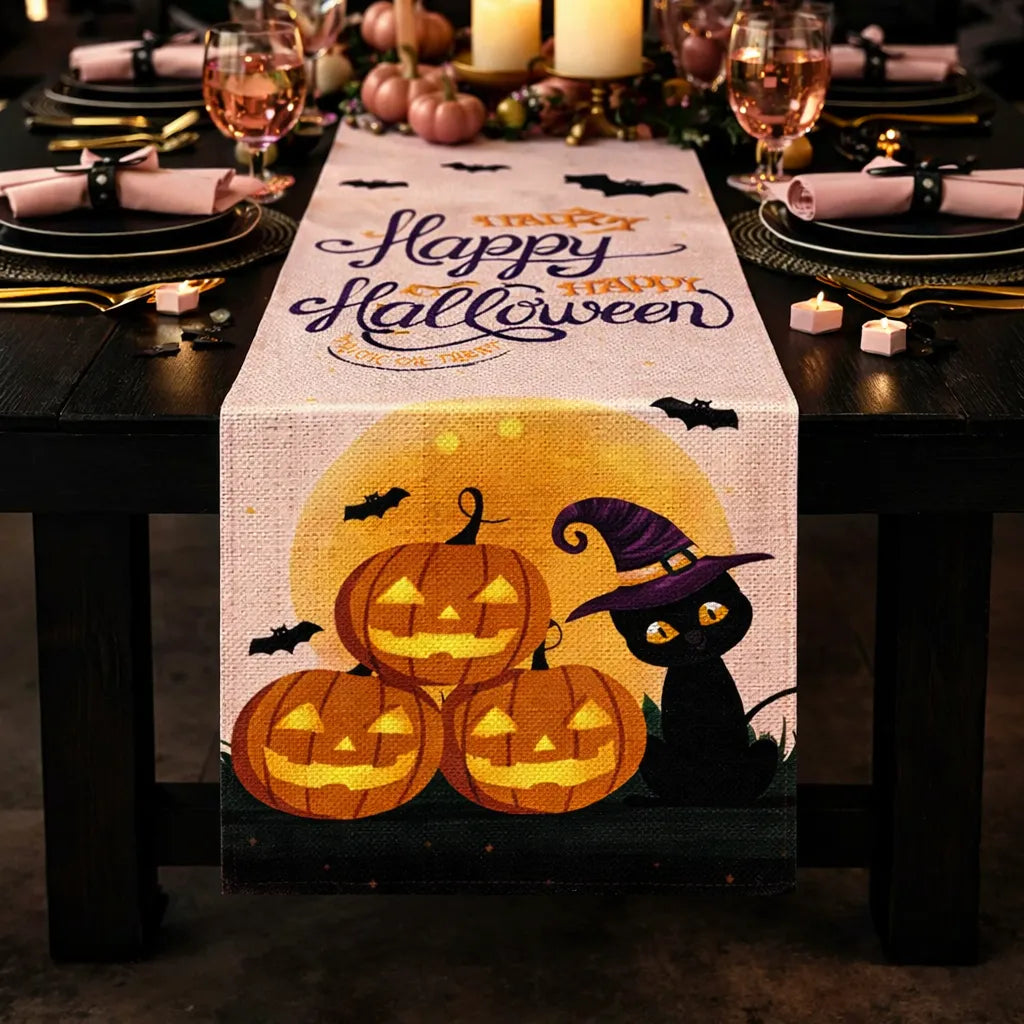 Chemin de Table Happy Halloween