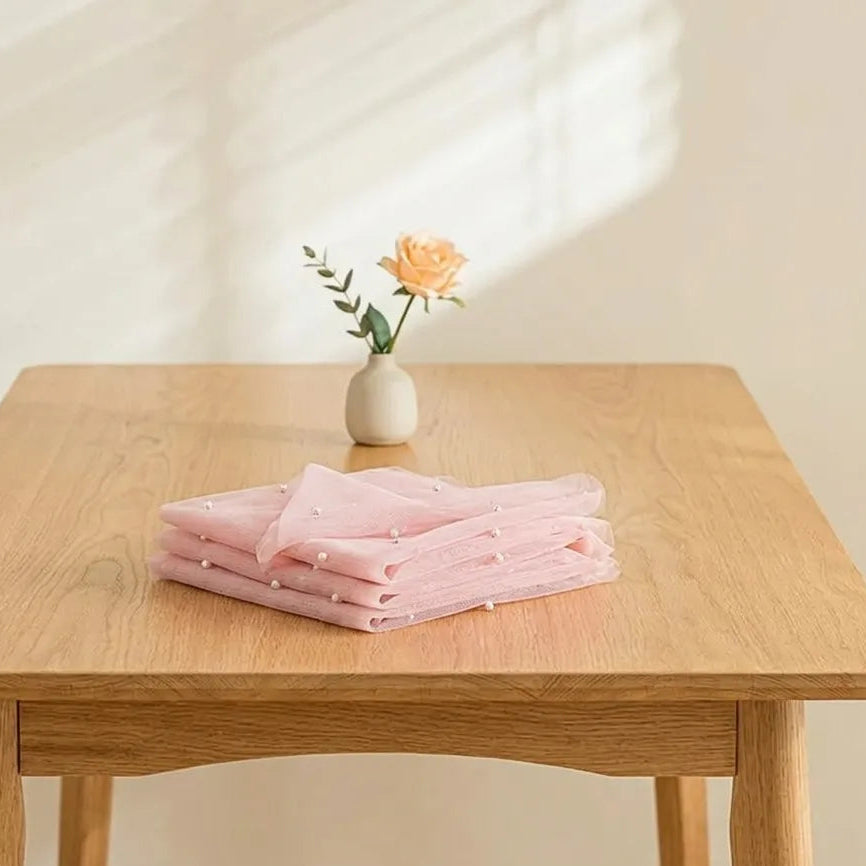 Chemin de Table Mariage Rose Minimaliste
