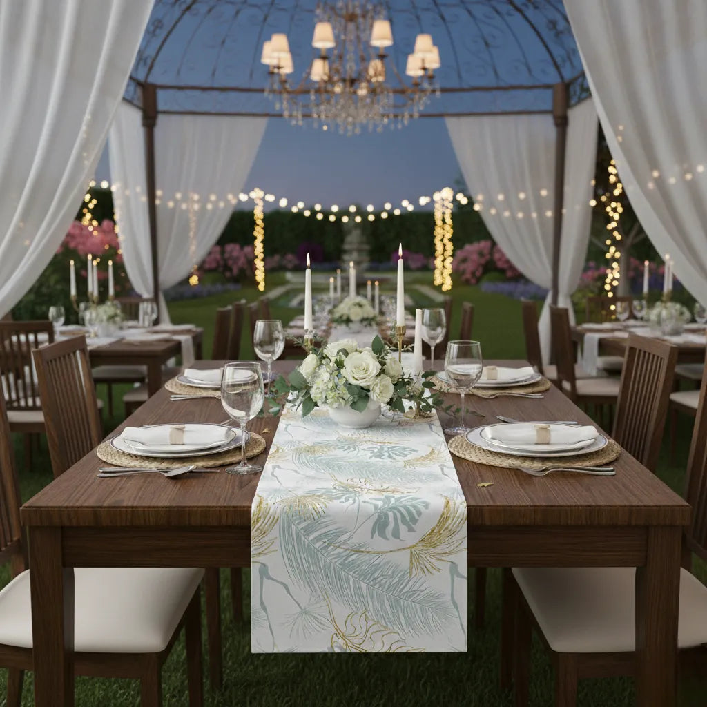 Chemin de Table Mariage Tropical