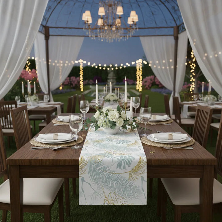 Chemin de Table Mariage Tropical