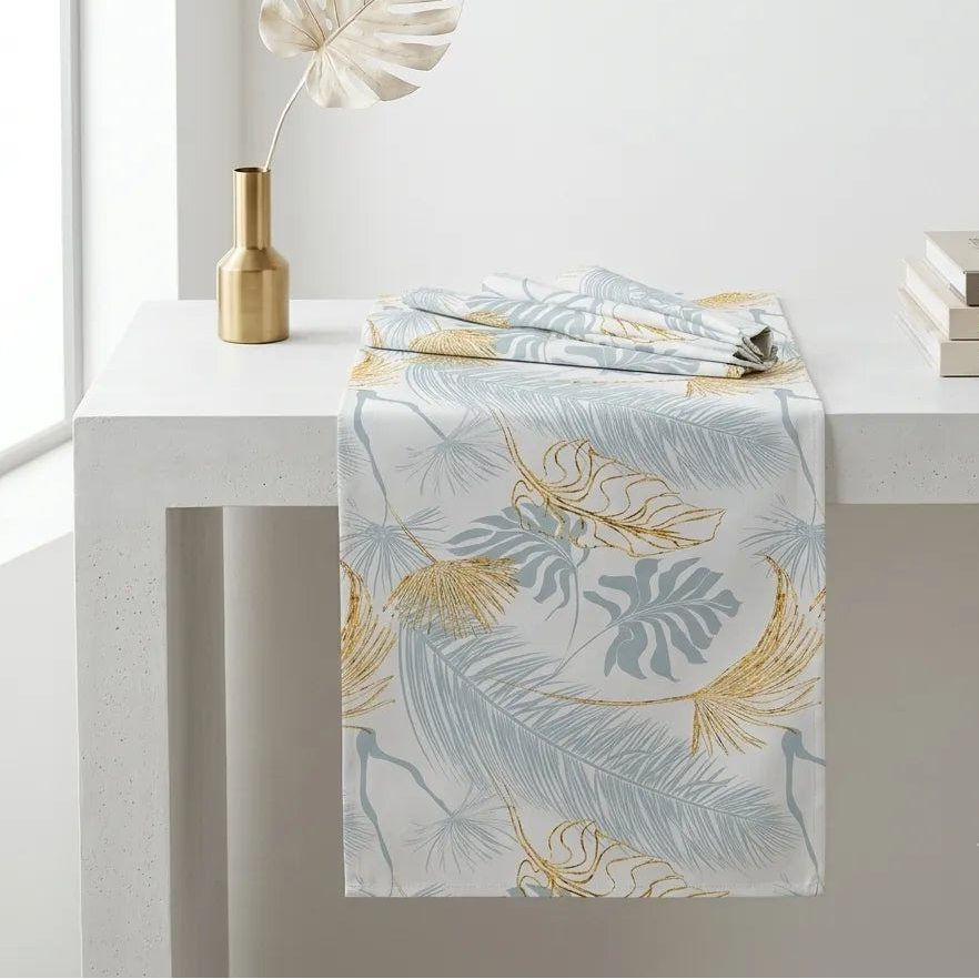 Chemin de Table Mariage Tropical Moderne