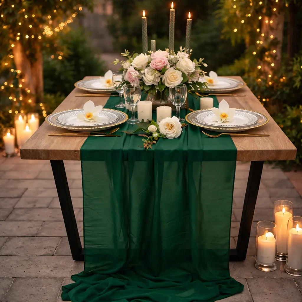 Chemin de Table Mariage de Luxe